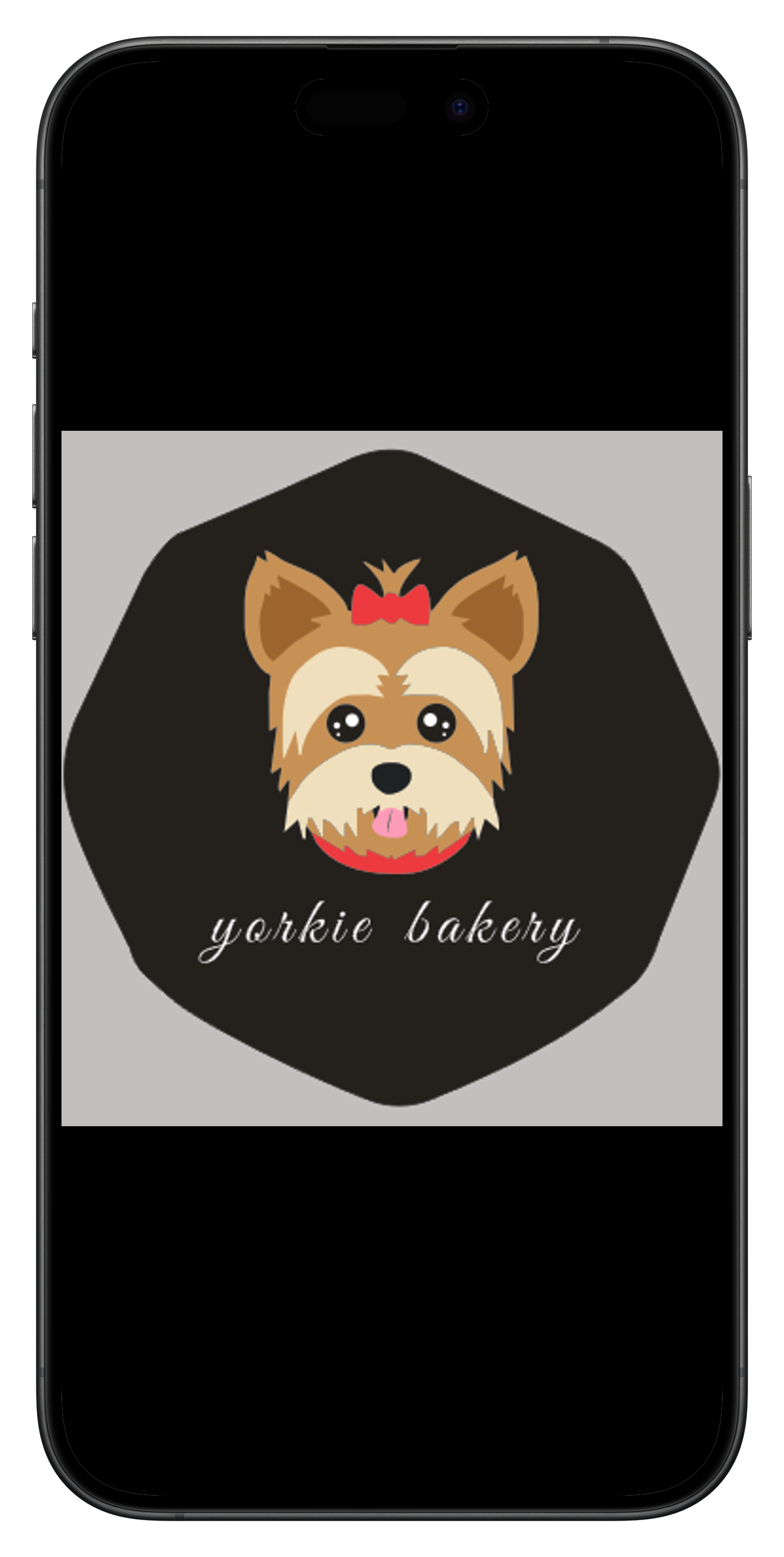 Yorkie Bakery App preview on iPhone